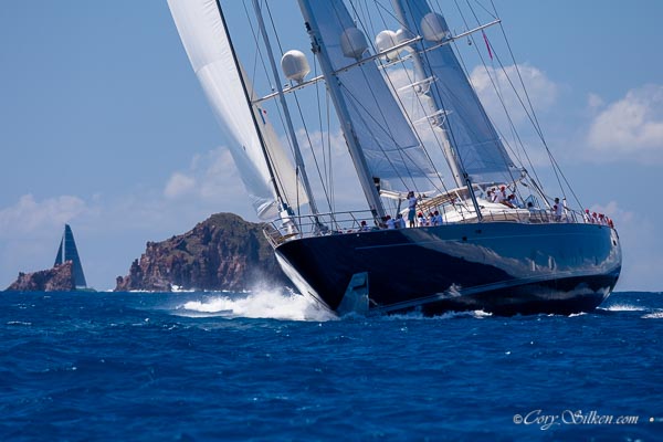 Zenji in St. Barth's Bucket Regatta.