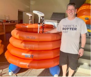 Jim Thompson, the MarkSetBot company’s operations manager.