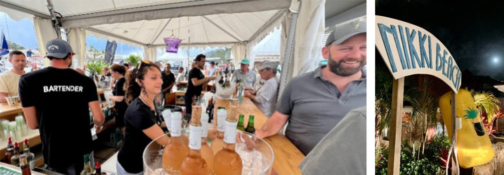 Celebrating at the Bucket bar!