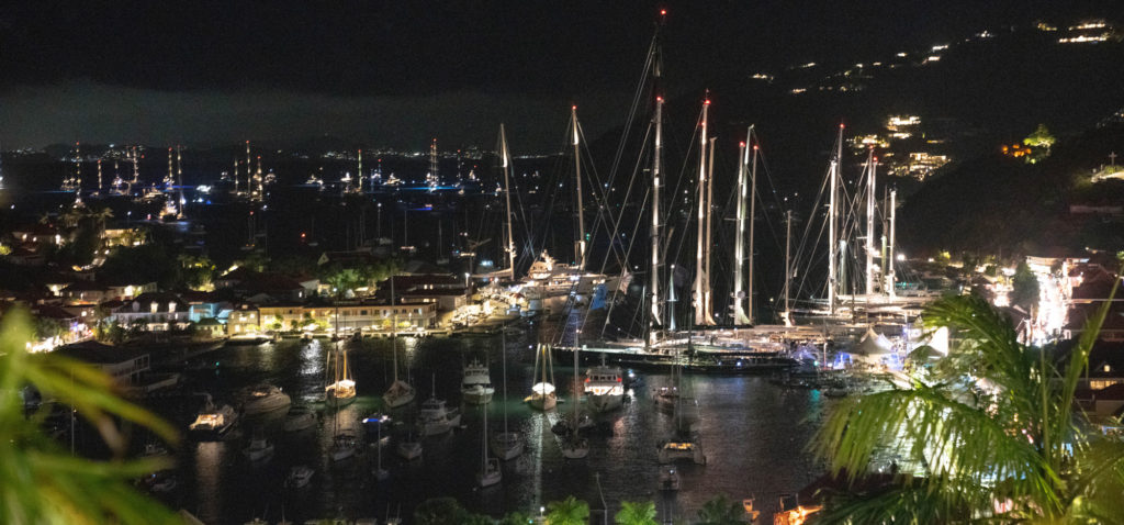 Evening at the 2022 St. Barths Bucket Regatta.