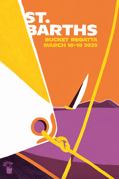 2023-Bucket-poster-499x750 The 2023 St. Barths Bucket Regatta poster.