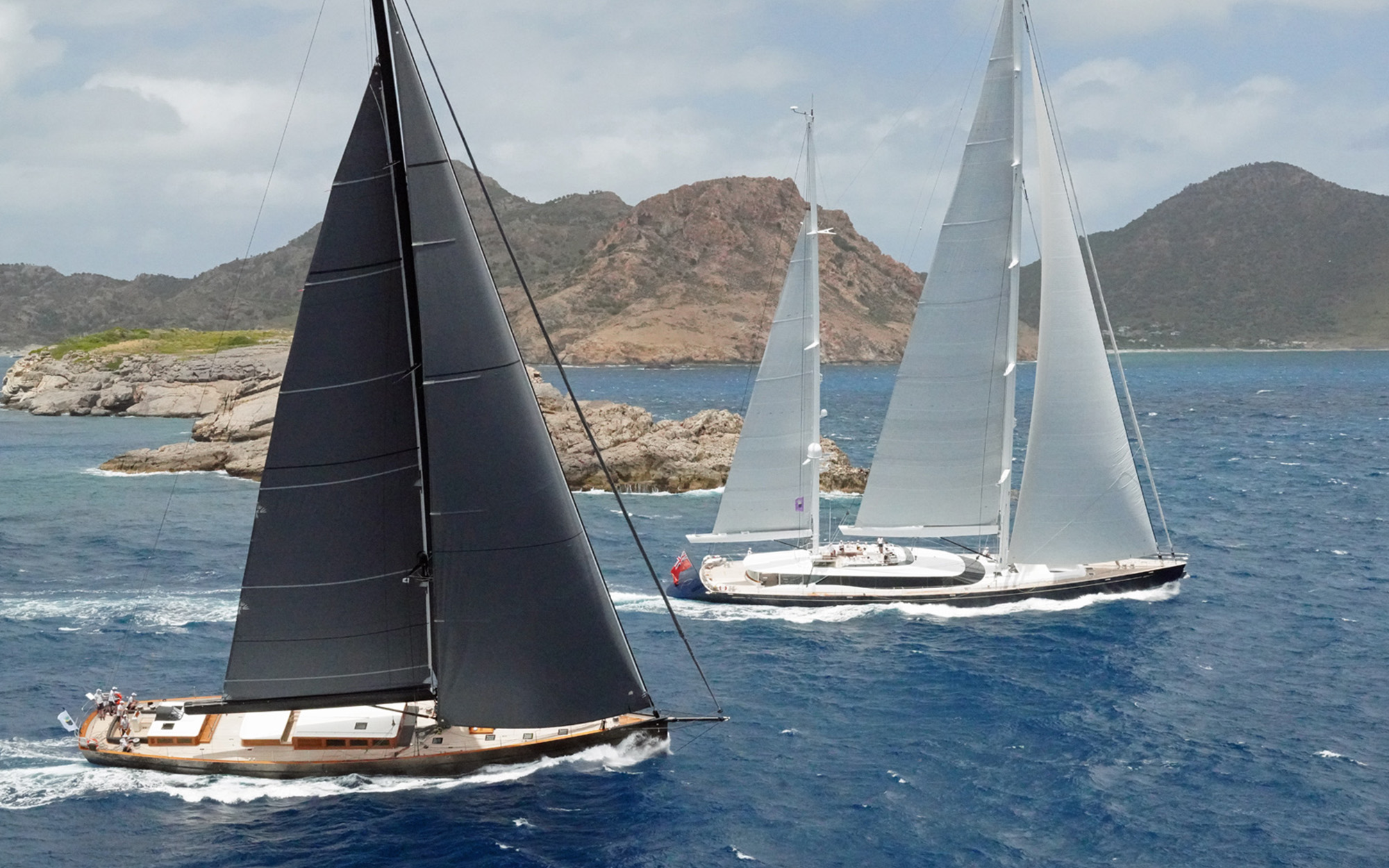 Photo of racing at 2023 St Barths Bucket by Ed Gudenas.
