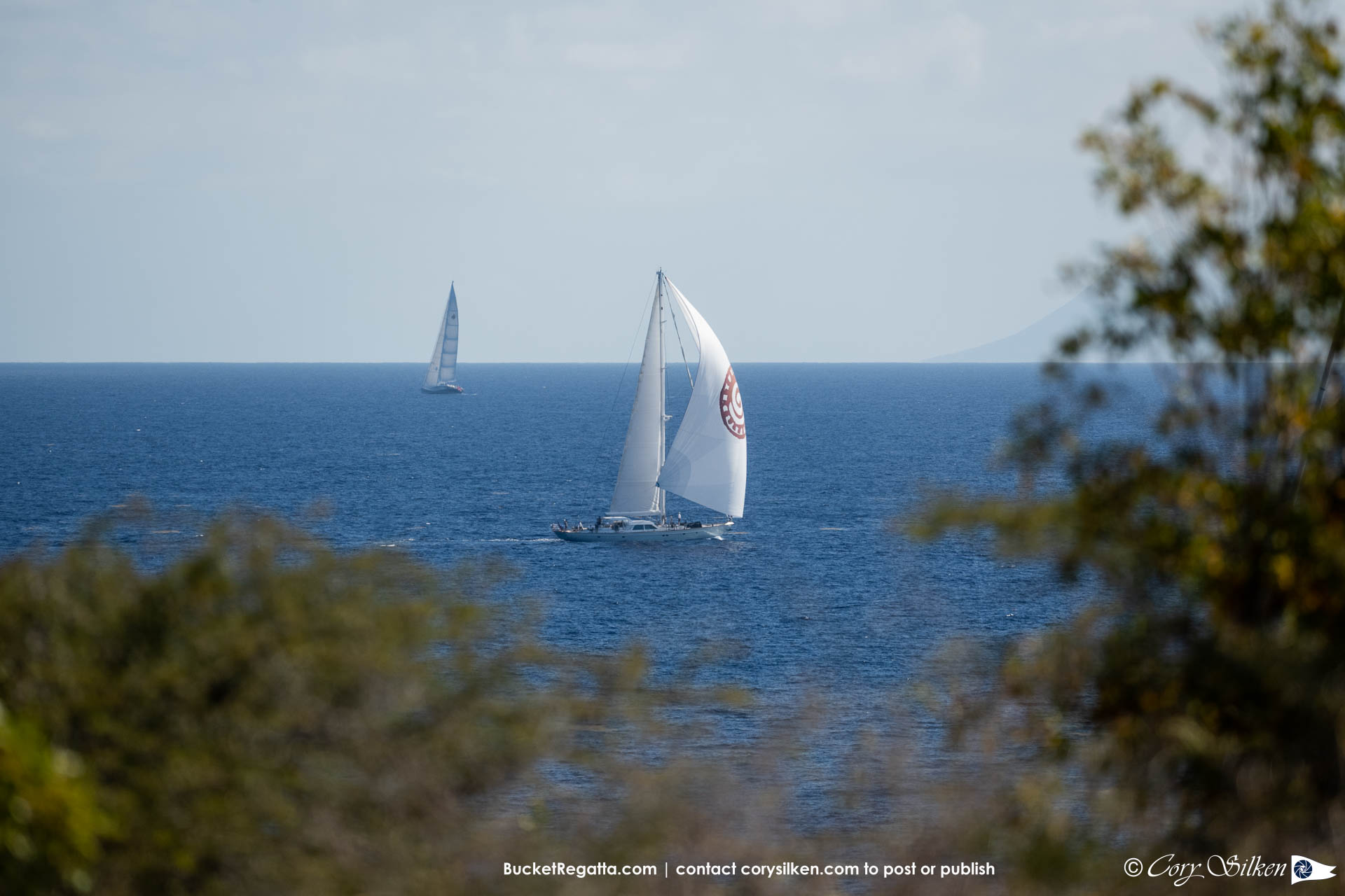 Nakupenda practicing for the St. Barth’s Bucket Regatta. Official
