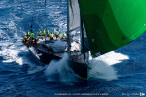 Win Win sailing in the 2023 St. Barth's Bucket Regatta.