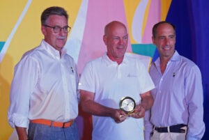 Awards presentation at the 2024 St. Barths Bucket Regatta.