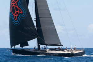 Gelliceaux racing on day 1 of the 2024 St Barths Bucket Regatta.