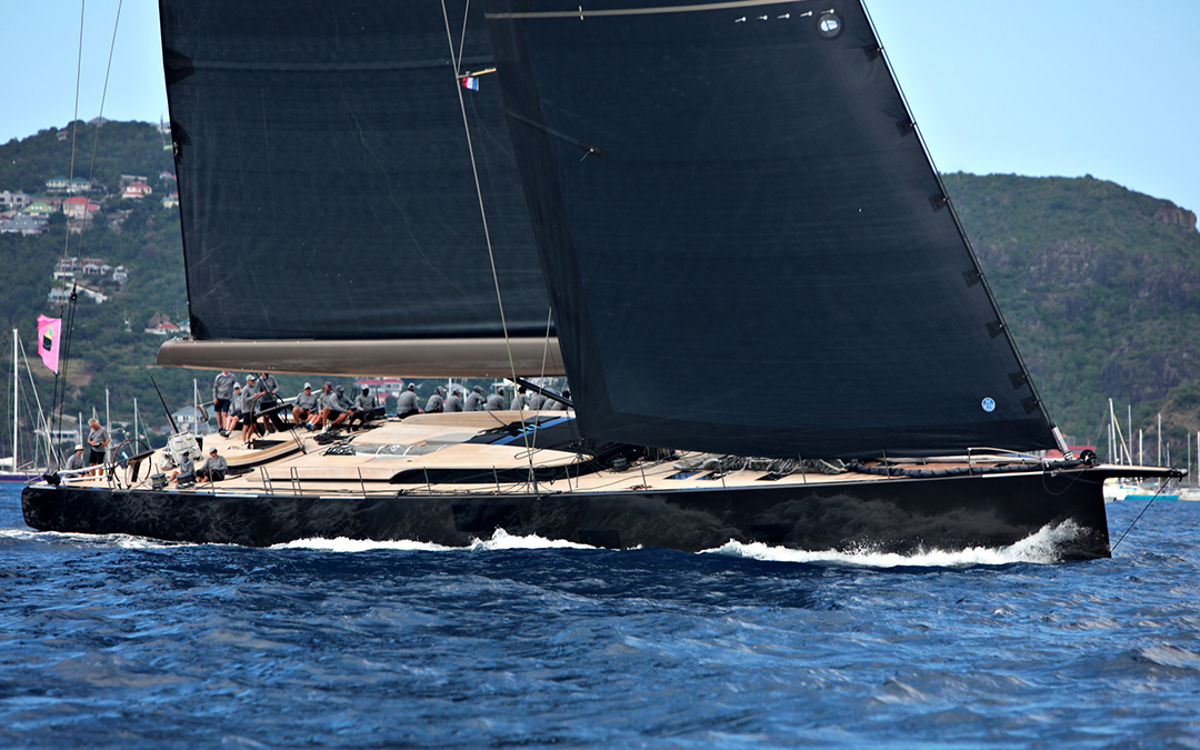 Gelliceaux racing at the 2024 St Barths Bucket Regatta. Photograph by Jean Jarreau.