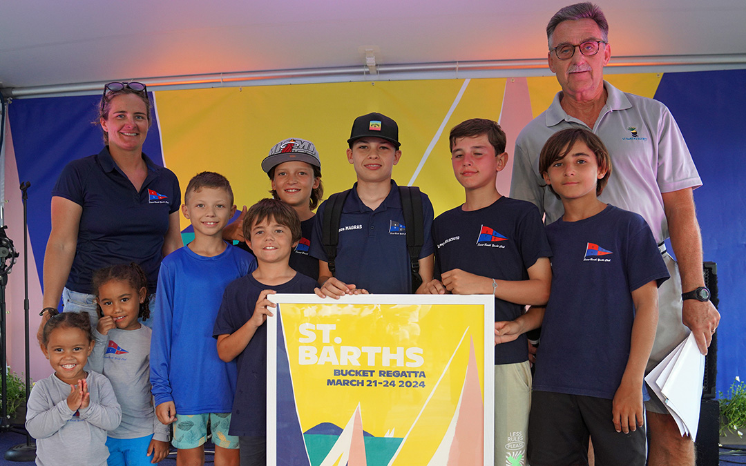 Representatives of The Youth Sailing Program at the St. Barths Yacht Club.