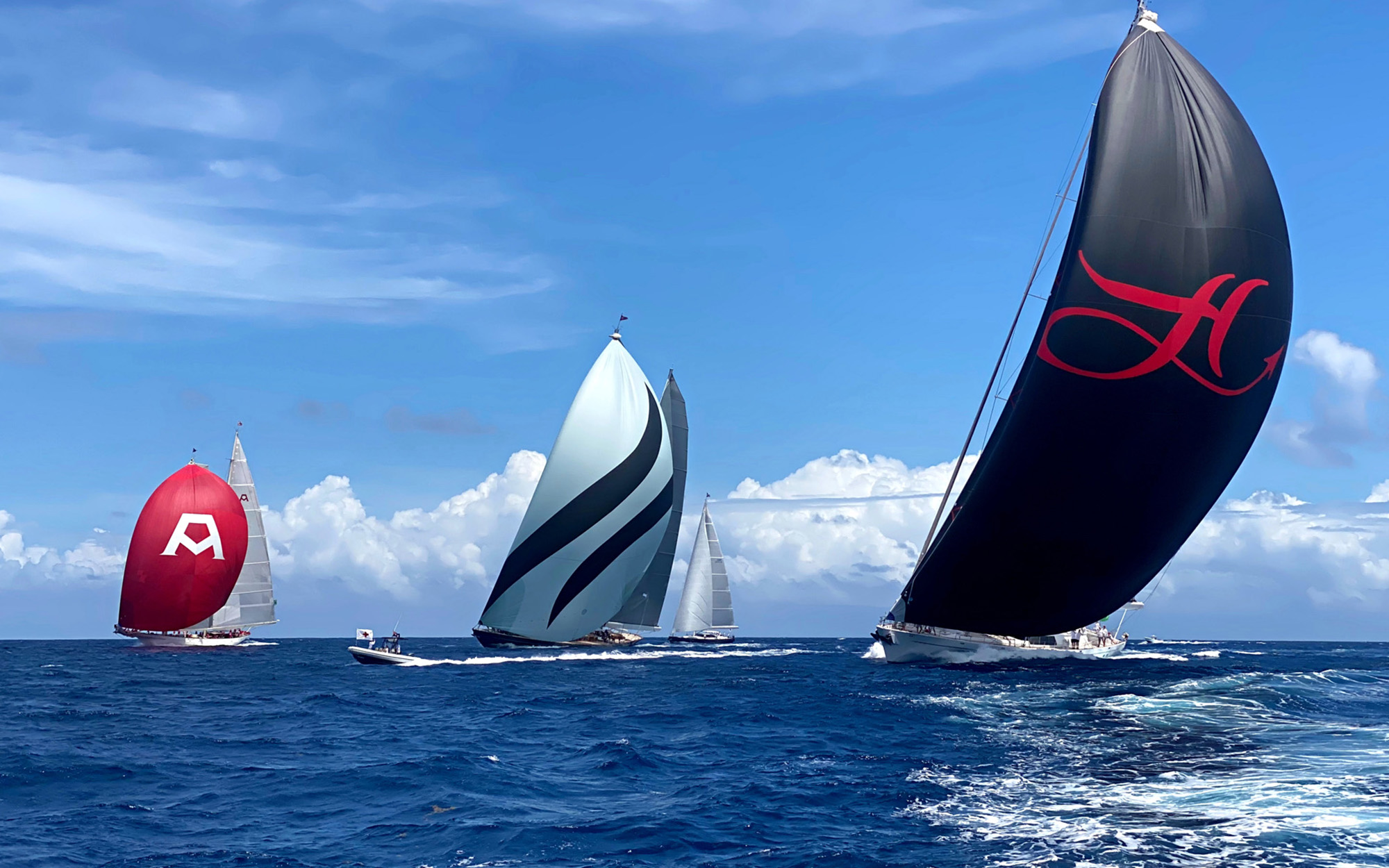 2024 St Barths Bucket racing photo by Jean Jarreau.