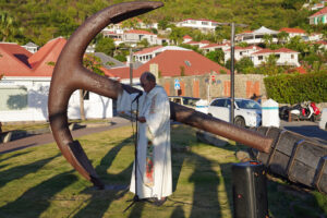 Photo of the blessing of the 2025 St Barths Bucket Regatta fleet.