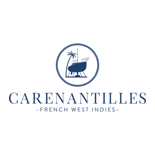 Logo of Carenantilles Shipyard in Martinique, French West Indies.